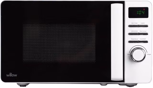 Willow 20L 800W Solo Digital Countertop Microwave - White