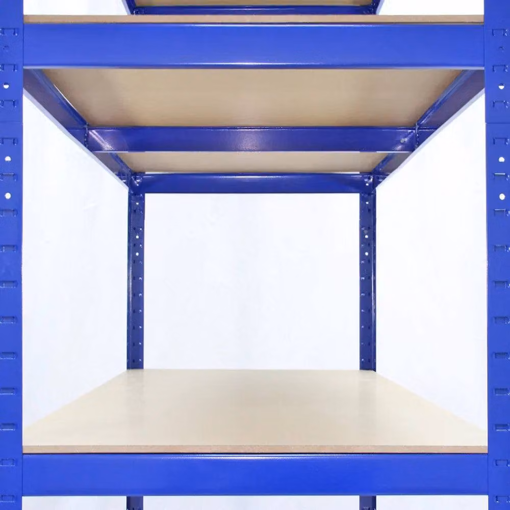 Monster Racking T-Rax Strong Storage Shelves, Blue, W: 120 cm, D: 60 cm, H: 180 cm – 3