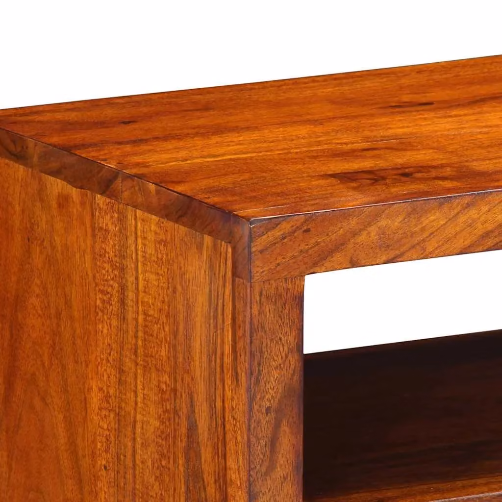 Berkfield Home Multicolour Solid Acacia Wood TV Cabinet W/D/H: 110 x 30 x 40 cm – 3