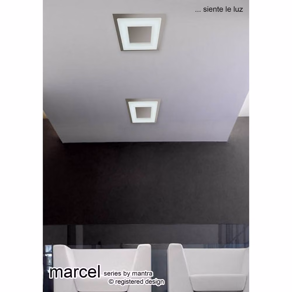 Netlighting Marc LED Wall Lamp in Chrome and Grey with Frosted Acrylic, 5W, 450lm, 3000K, IP44 – 3