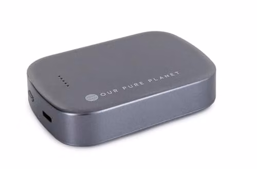 OUR PURE PLANET 10000mAh Magnetic Wireless Power Bank, MagSafe Compatible Fast Charging Portable Battery Pack in Grey – 1