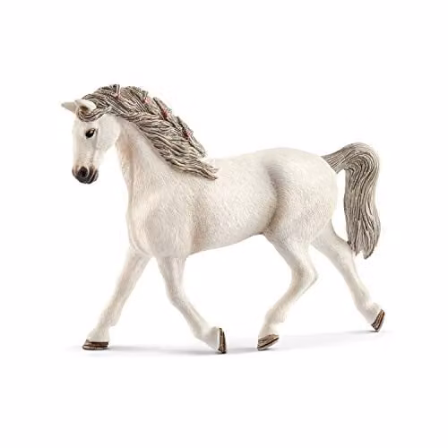 Schleich Horse Club Holsteiner Mare Toy Figurine in Grey and White