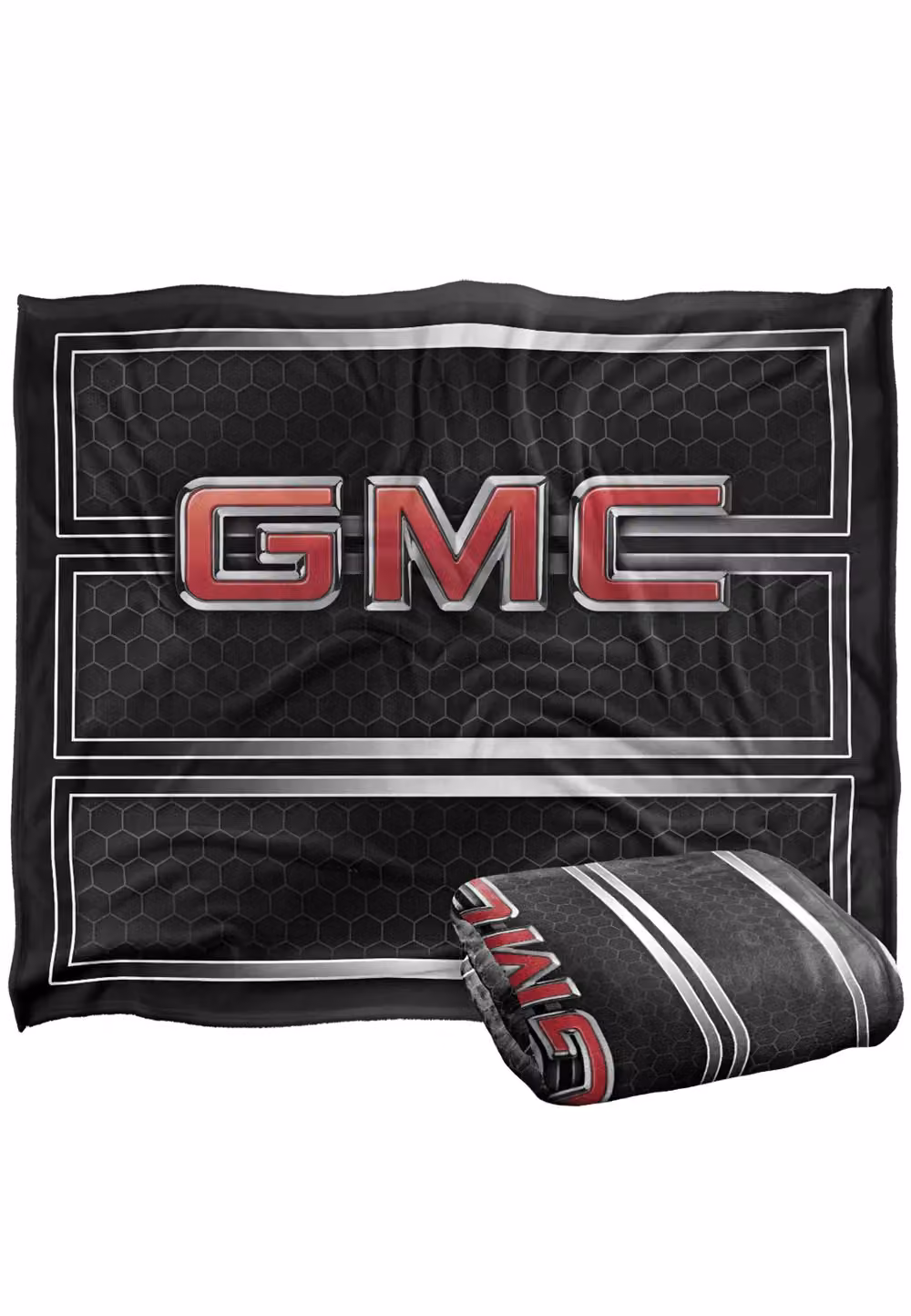 GMC White Front Grill Silky Touch Super Soft Fleece Throw Blanket W/D/H: 152 x 127 cm – 7