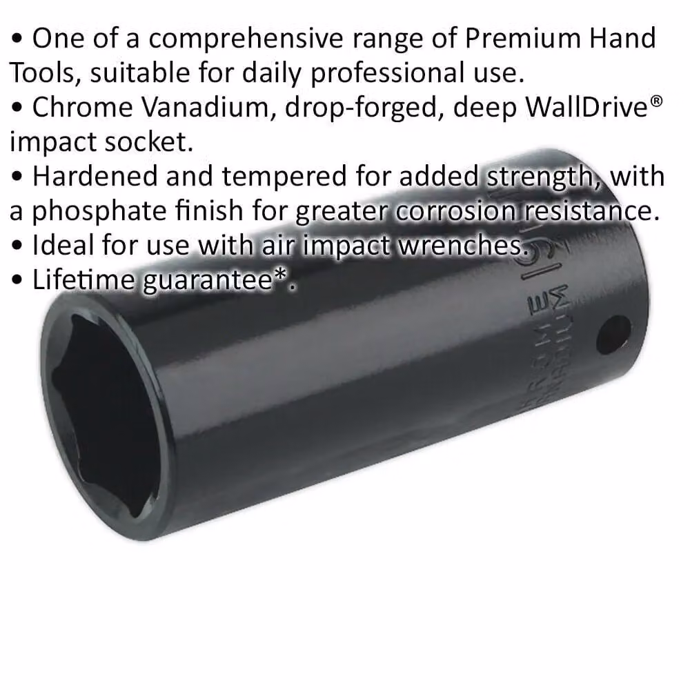Loops 19mm Forged Deep Impact Socket, 3/8 Inch Square Drive, Chrome Vanadium – 2