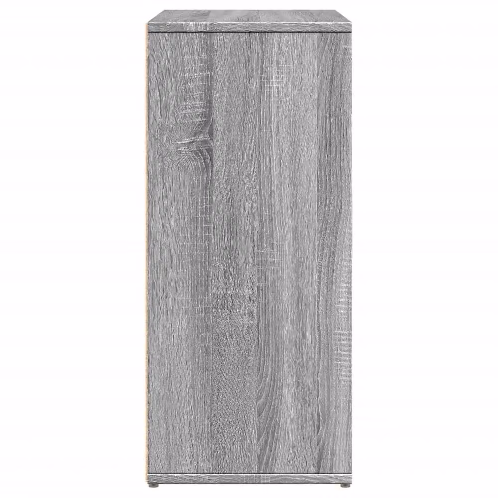 Berkfield Home Set of 2 Modern Grey Sonoma Sideboards, W/D/H: 60 x 31 x 70 cm – 2