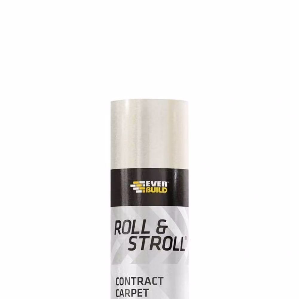 Sika Roll & Stroll Contract Carpet Protector Construction Film with Tape, Transparent/Multicolour – 2