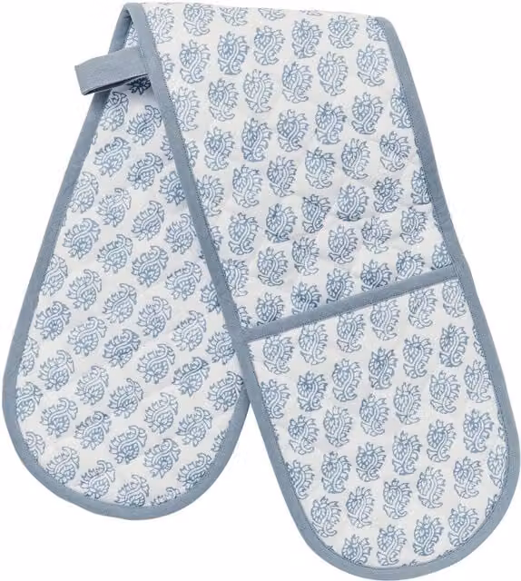 Murmur Amelia Double Oven Glove in Ballintoy Blue