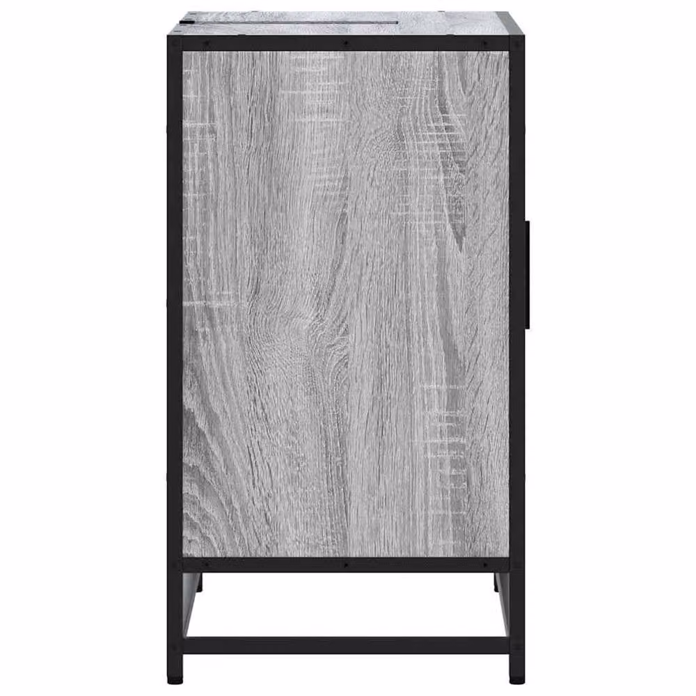 Berkfield Home Grey Sonoma Bathroom Sink Cabinet W/D/H: 65 x 33 x 60 cm – 4