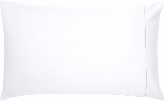 1951 Luxury 600 Thread Count Egyptian Cotton Mako Satin Standard Pillowcase, White – 1