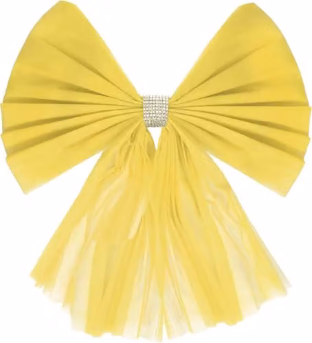 SHATCHI Gold Diamante Giant Christmas Door Bow for Festive Home Decoration – 3