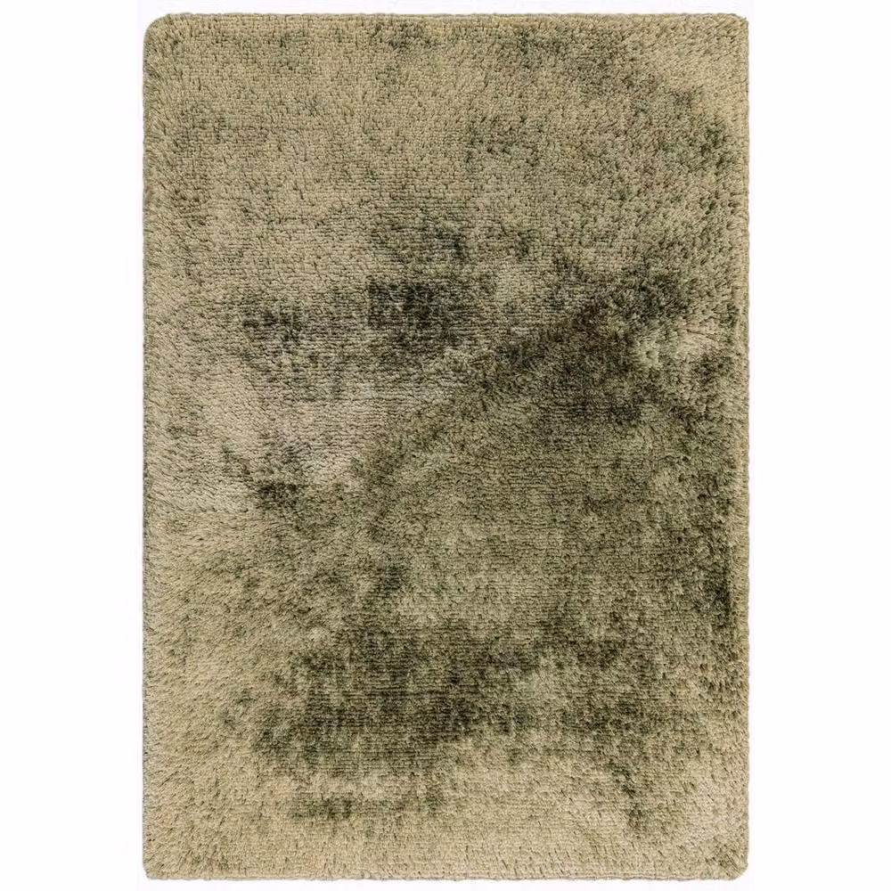 The Rug Shop UK Green Handmade Modern Plain Polyester Easy To Clean Area Rug W: 160 cm, D: 230 cm – 2