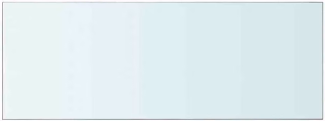 Berkfield Home Wall Mounted Glass Shelves, 2 Pack, Clear, W: 80 cm, D: 30 cm