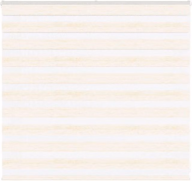 Berkfield Home Zebra Blind in Marble Beige, Polyester Fabric, W: 100 cm, H: 165 cm