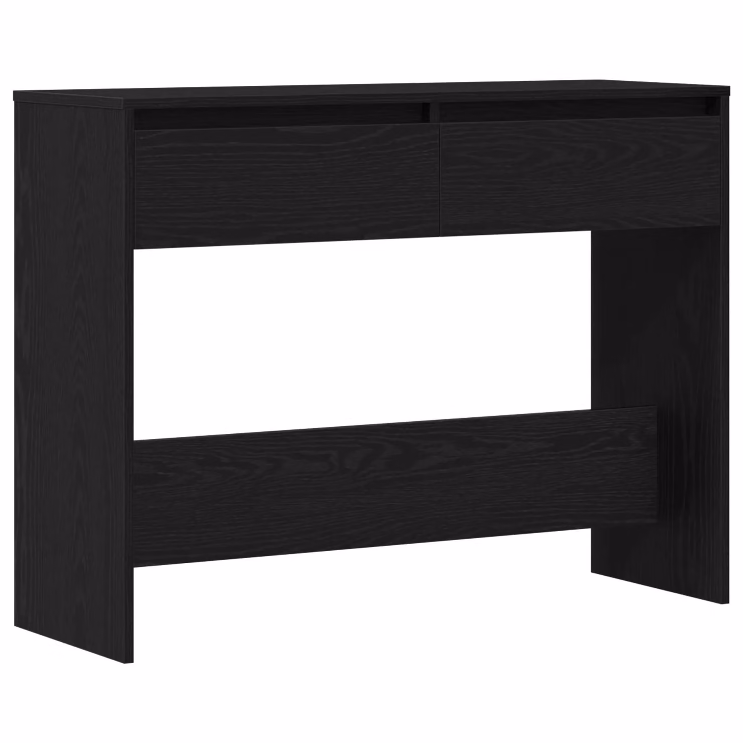 Berkfield Home Black Oak Console Table, W/D/H: 100 x 35 x 76.5 cm – 2