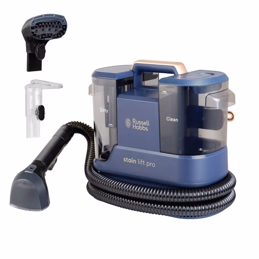 Russell Hobbs Stain Lift Pro Handheld Steam Spot Cleaner with Hot and Cold Settings, Blue – 2