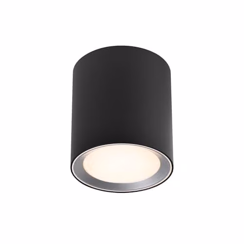 Nordlux Landon Recessed LED Downlight, Black Metal, IP44, 2700K Warm White, Dimmable