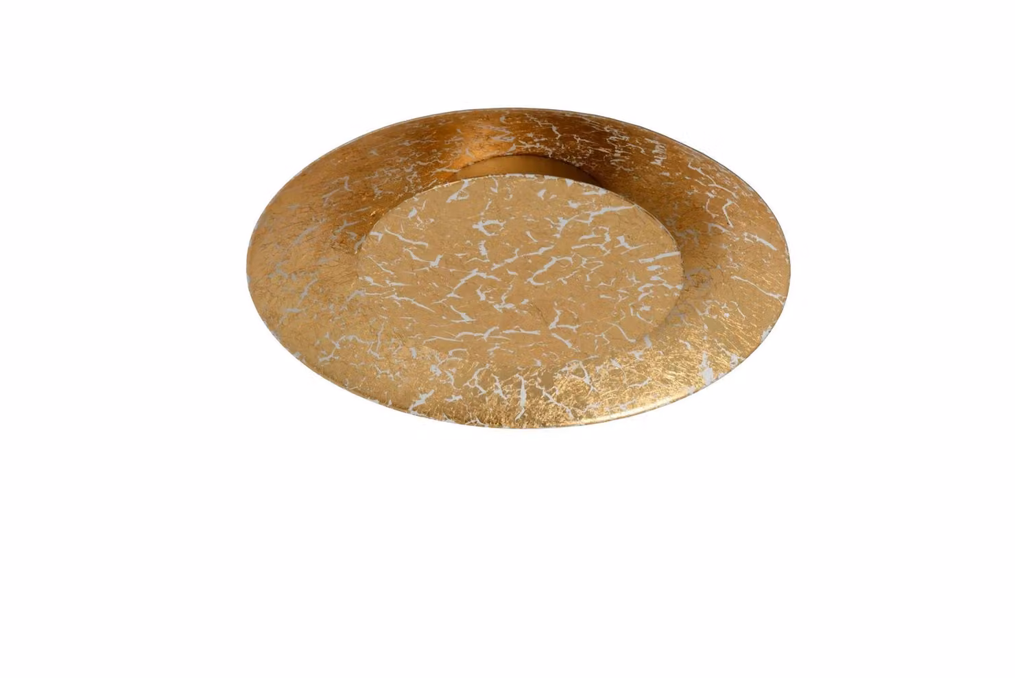 Lucide FOSKAL Modern LED Flush Ceiling Light in Yellow and Gold/Brass – 2