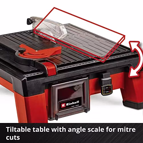 Einhell Power X-Change 18V Cordless Tile Cutter in Red and Black – 5