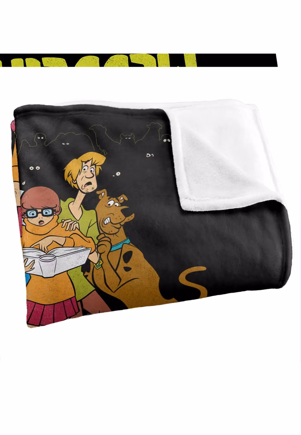 Warner Brothers Scooby Doo Silky Touch Super Soft Fluffy Throw Blanket, White, W: 152 cm, D: 127 cm – 2