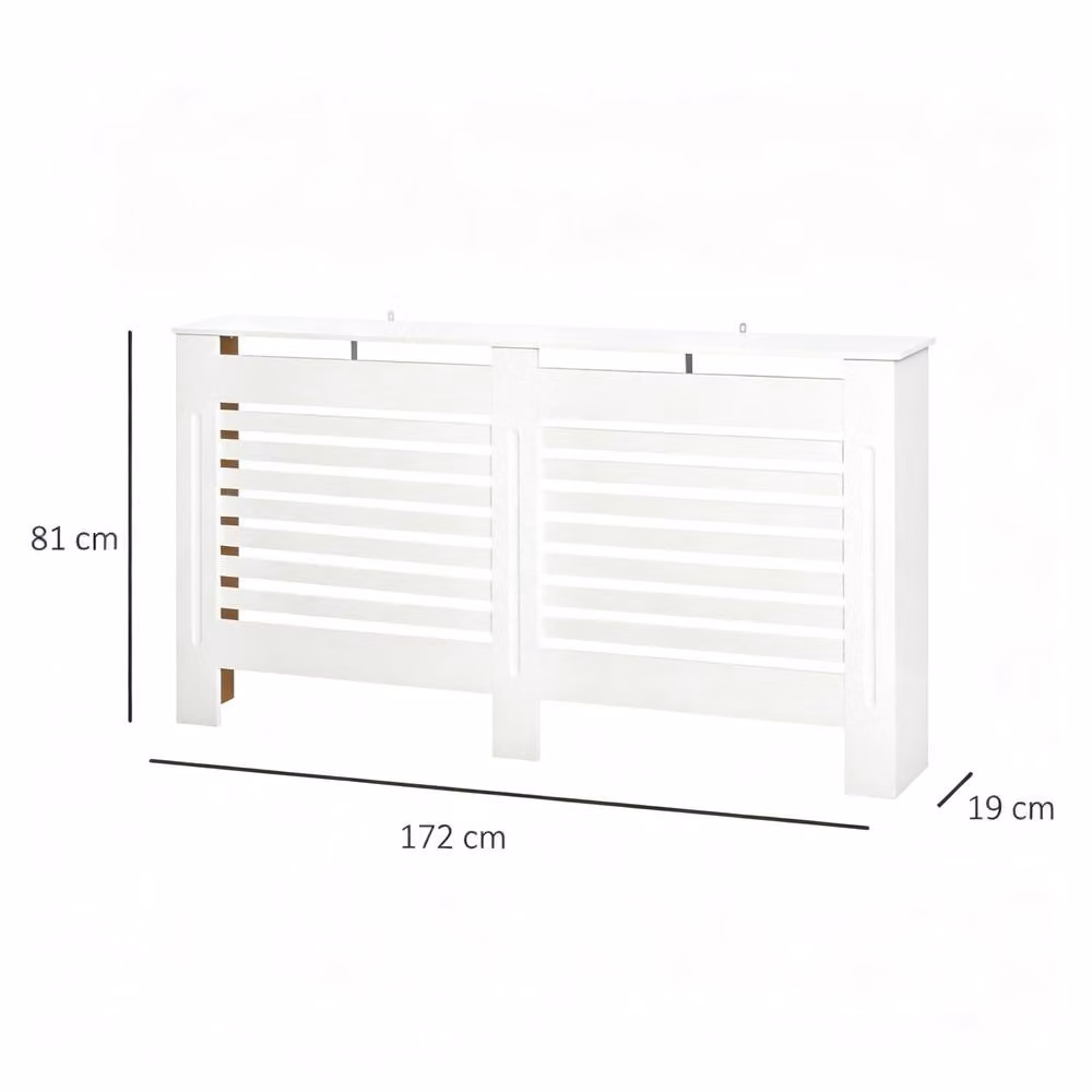 STILVORA White Radiator Cover with Shelf – 2