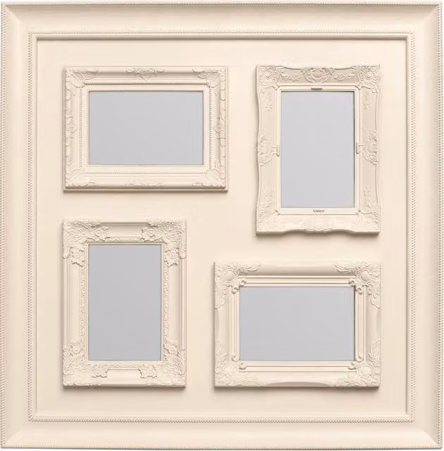 Orsina Multi-Photo Frame in Beige Plastic for 4 Photos – 1