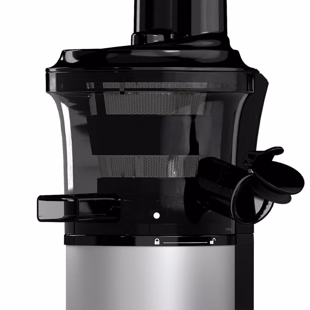 Spector Slow Juicer Black and Silver Masticating Cold Press Juice Extractor with Dishwasher Safe Parts – 5