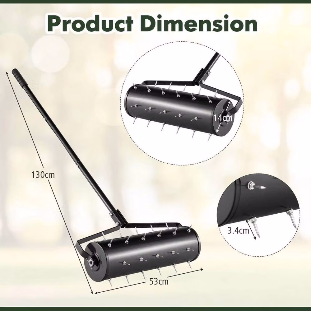 Kelvenix Heavy Duty Manual Lawn Aerator in Black – 2