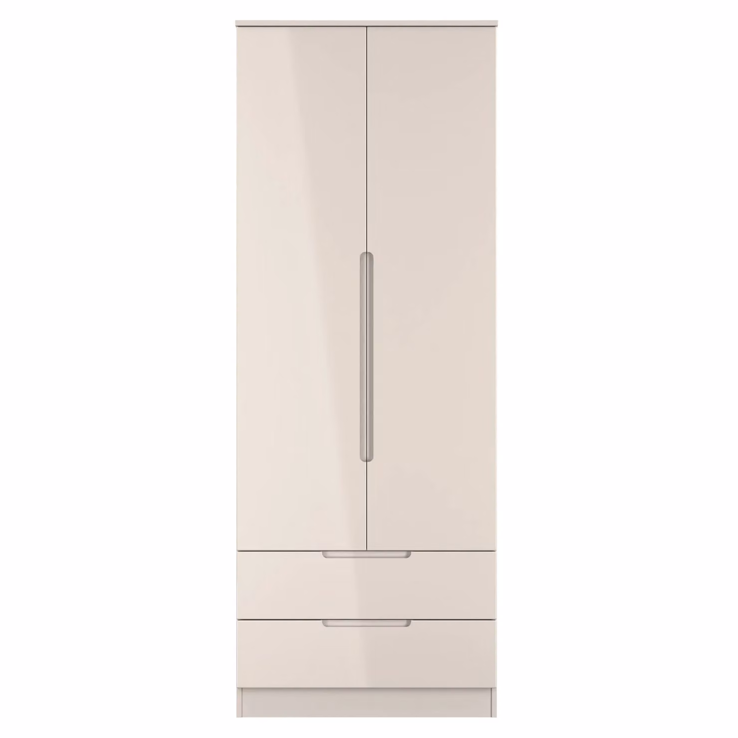 2 U Lucca Ready Assembled 2 Door 2 Drawer Wardrobe in Taupe – 2