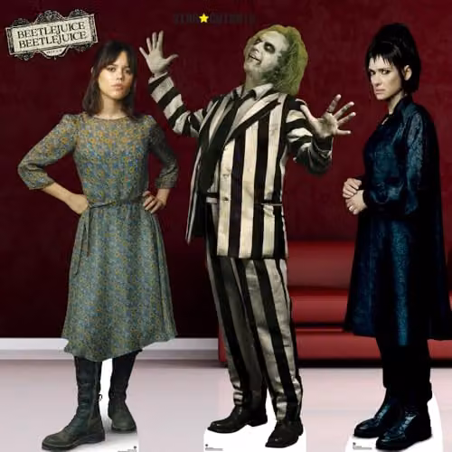 Star Cutouts Beetlejuice Michael Keaton Lifesize Cardboard Cutout, Height: 178 cm – 5