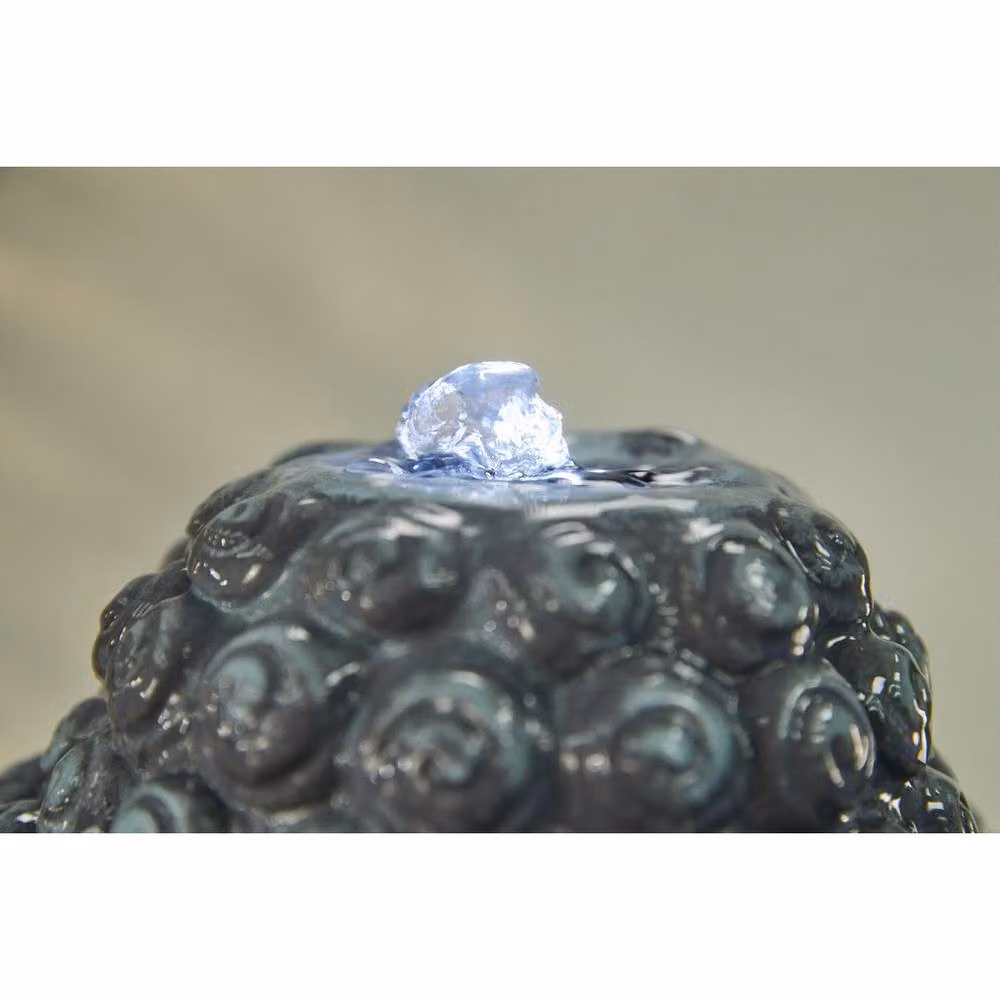 Altico Garden Products Ltd Zen Buddha Outdoor Water Feature Fountain in Grey, W: 70 cm, D: 70 cm, H: 76 cm – 4