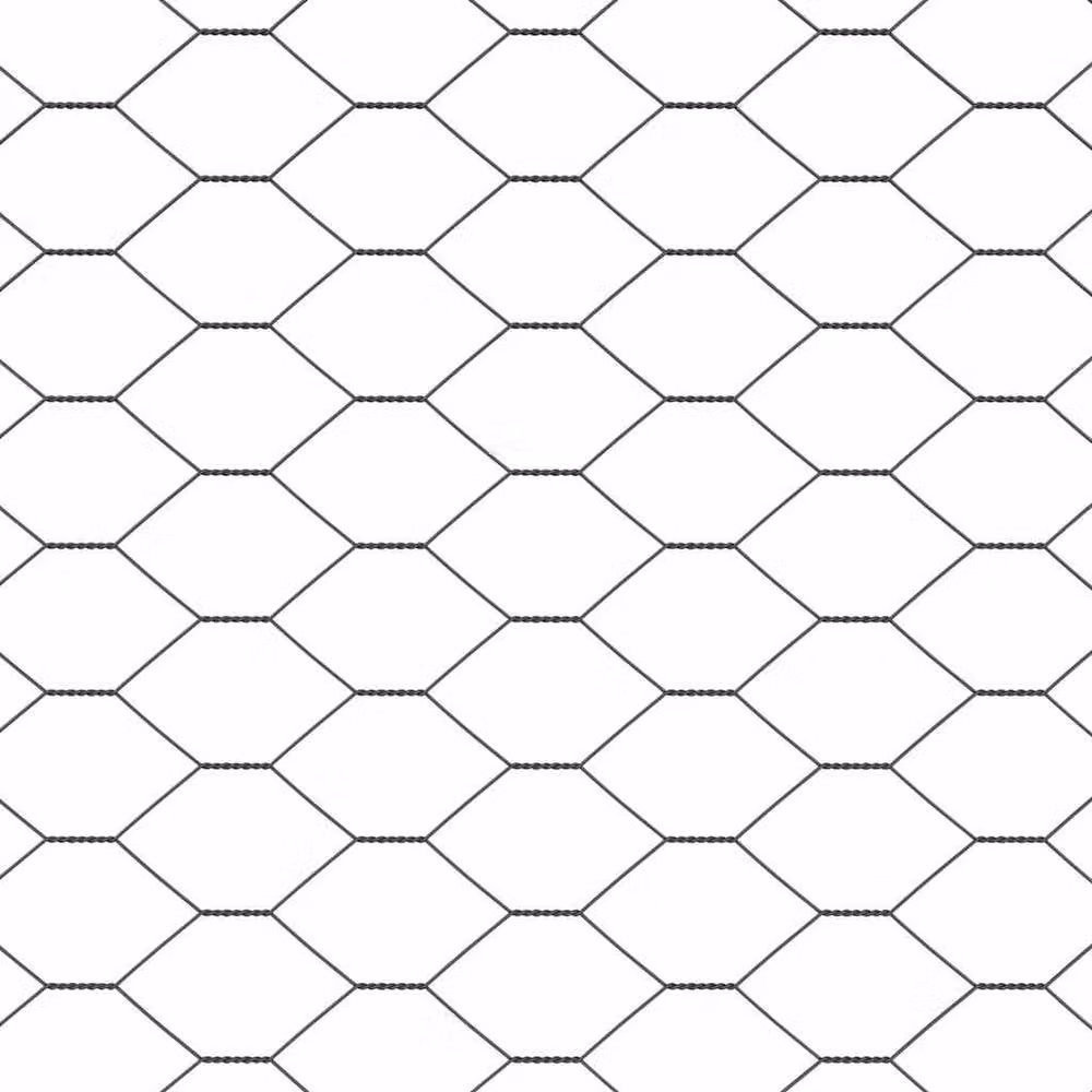 Berkfield Home Hexagon Steel Fence in Grey and Black, W: 0.4 m, L: 100 m – 3