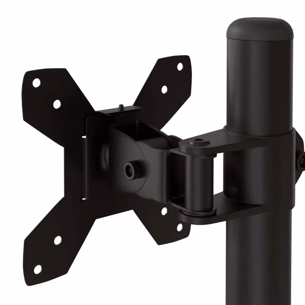 Berkfield Home Monitor Mount in Black Steel with VESA 75/100 mm – 5