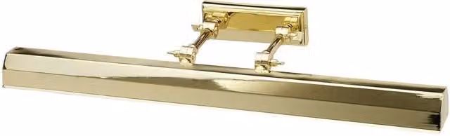 Netlighting Chawton 4 Light Large Adjustable Picture Wall Light in Brass and Yellow with E14 Base – 1