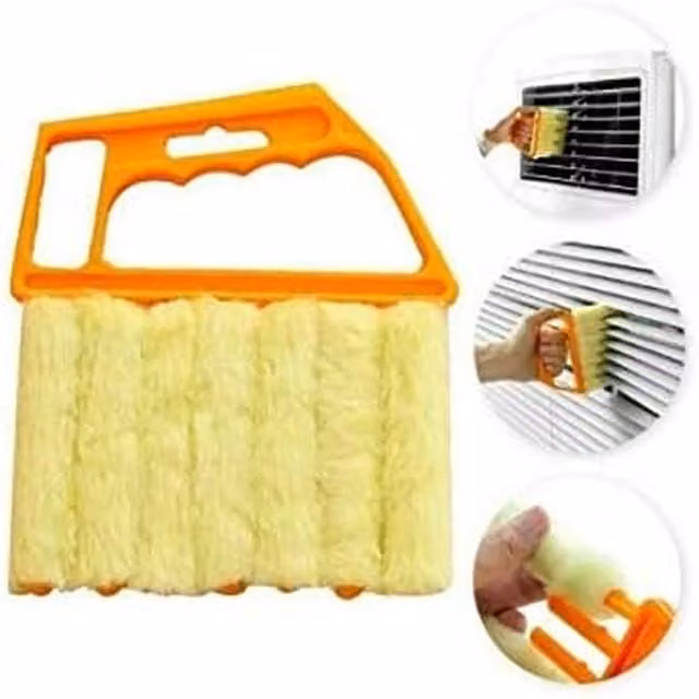 Garden Mile Yellow Blind Cleaner with Washable Microfibre and Cotton Duster