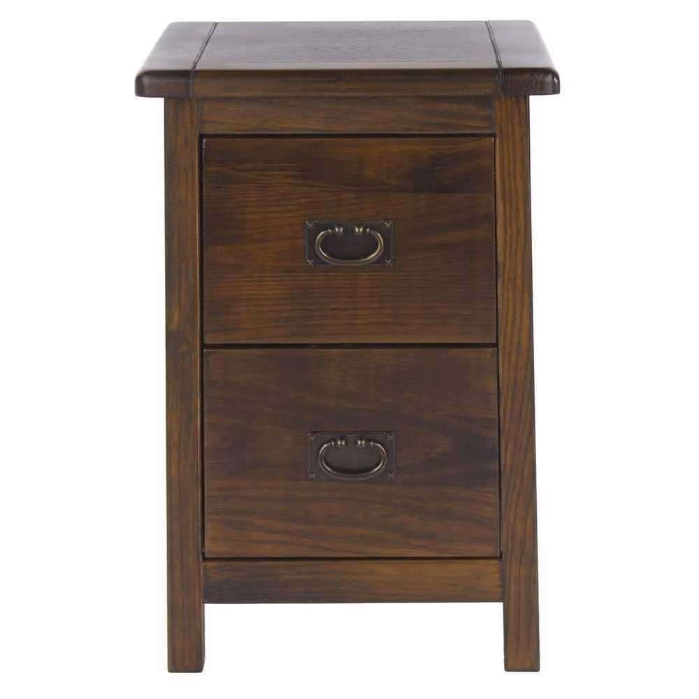 EONLION 2 Drawer Bedside Table in Brown – 2