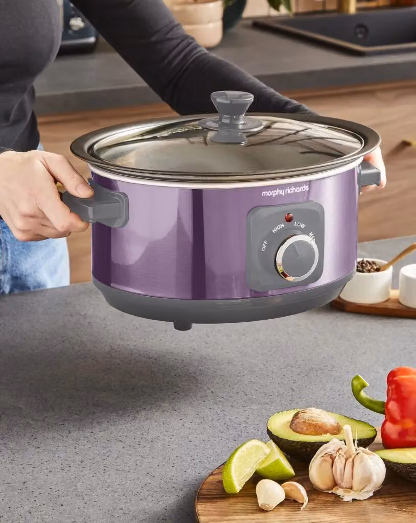 Morphy Richards Accents 3.5L Sear and Stew Slow Cooker, Purple – 5