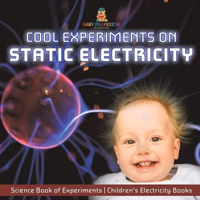 Baby Professor Cool Experiments on Static Electricity Multicolour Science Book