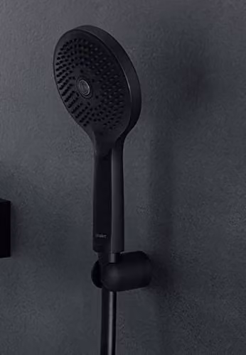 Duravit Universal Shower Head Holder and Hand Shower Bracket in Black Matt – 3