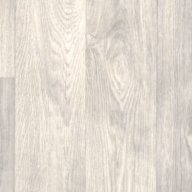 IVC White Wood Look Anti Slip Vinyl Flooring Sheet, 2.0mm Thickness