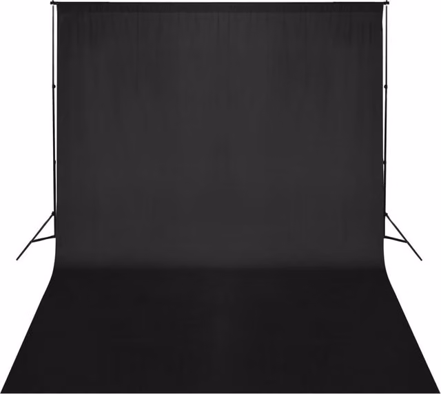 Berkfield Home Backdrop Support System, Black, W: 500 cm, H: 300 cm – 1