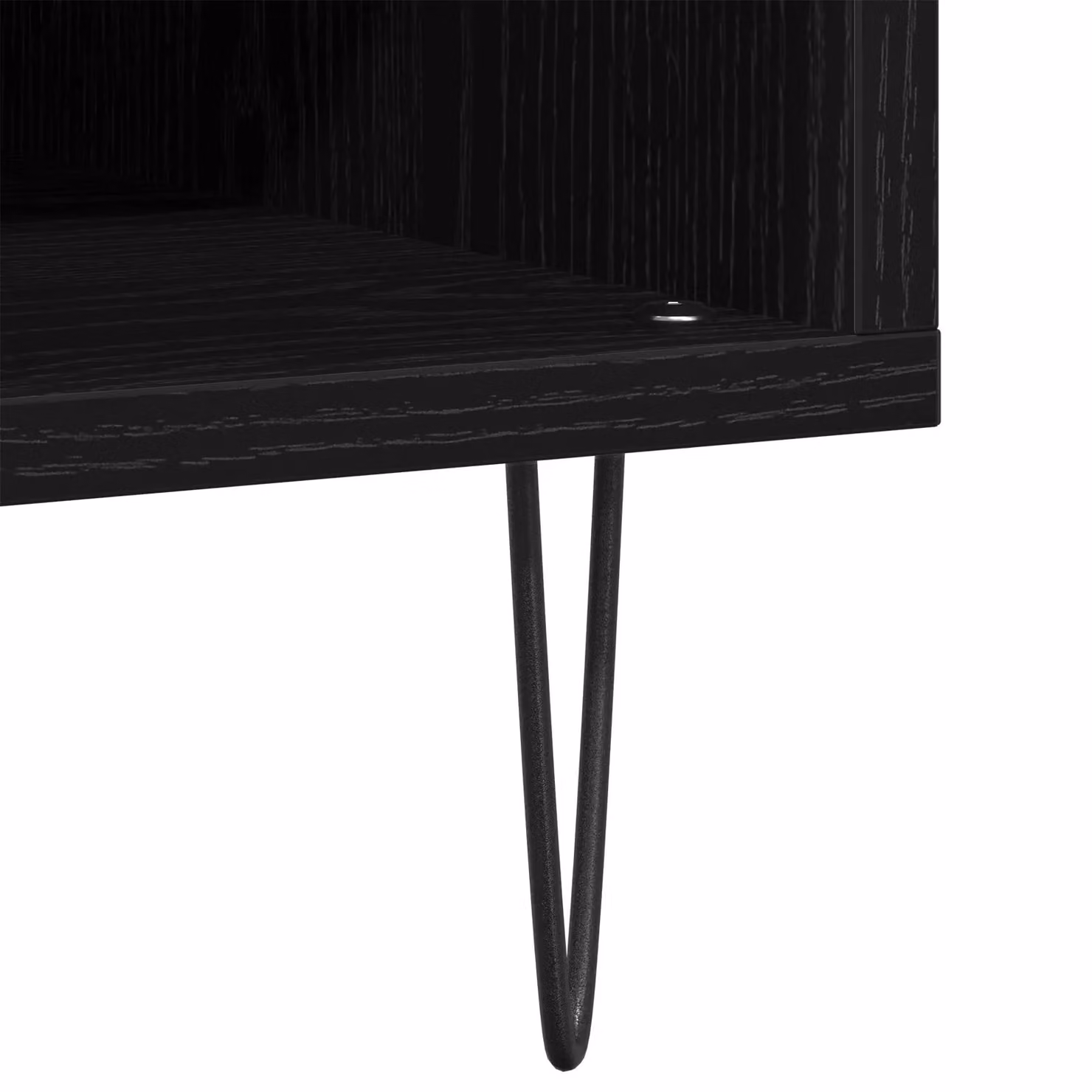 Berkfield Home Record Cabinet in Black Oak, W/D/H: 48 x 38 x 38 cm – 5