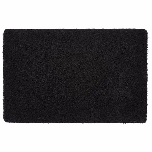 THE RUGS Washable Non Slip Shaggy Rug in Black, W: 120 cm, D: 80 cm – 10