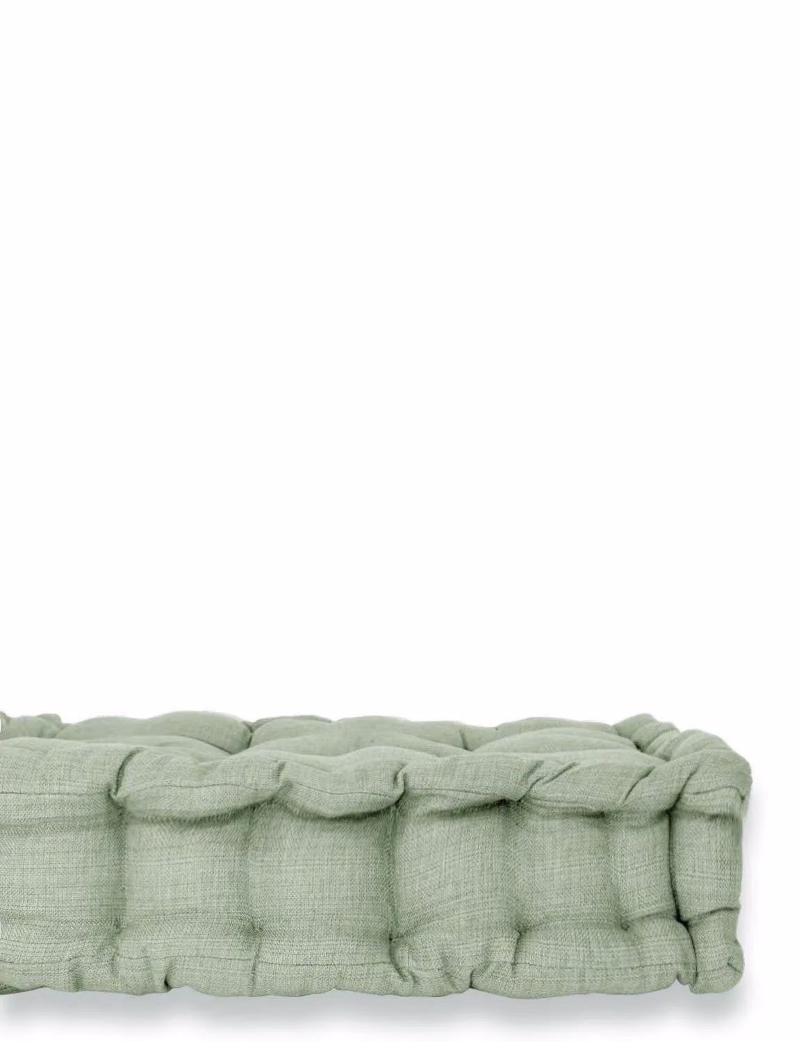 Chums 3 Seater Booster Cushion in Green, W/D/H: 130.0 x 51.0 x 10.0 cm – 3