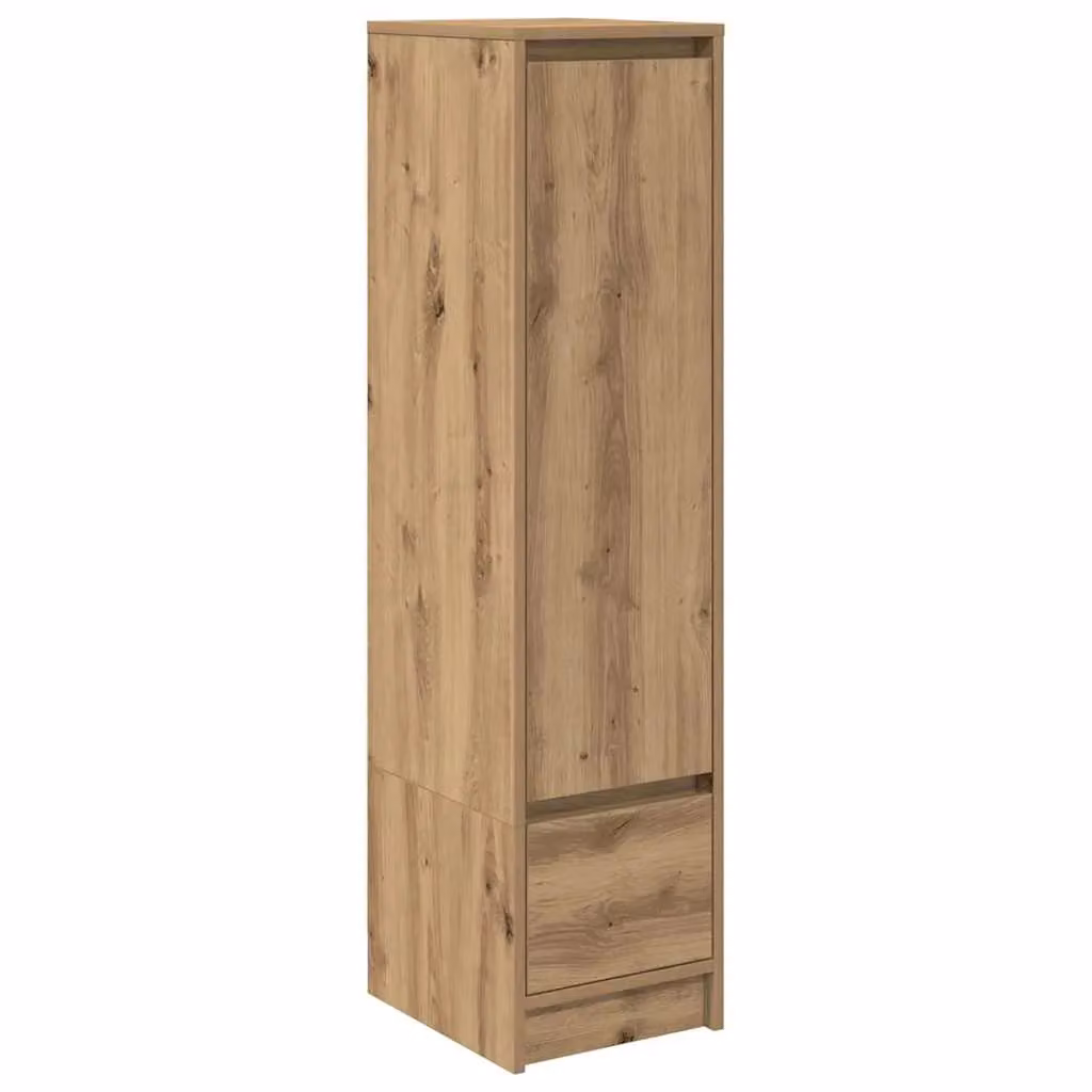 Berkfield Home Artisan Oak Highboard in Brown, W/D/H: 34 x 29.5 x 119.5 cm – 2