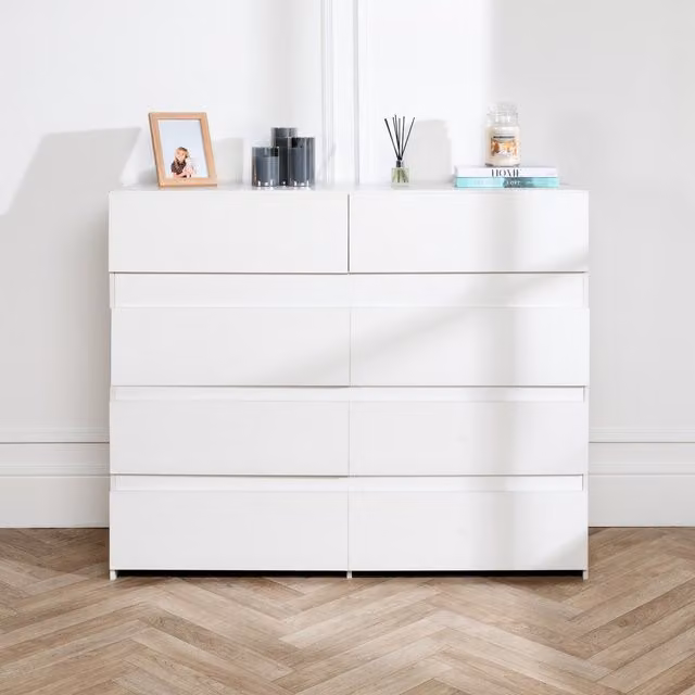 Home Treats White MDF Minimalist Bedroom Mattress