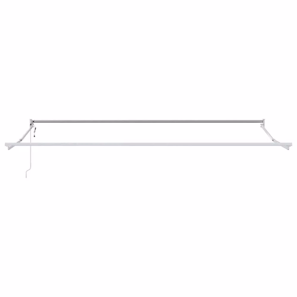 Berkfield Home Manual Retractable Wall-Mounted Awning with LED Lighting, Striped Yellow, Orange and Red, W: 400 cm, D: 350 cm – 5