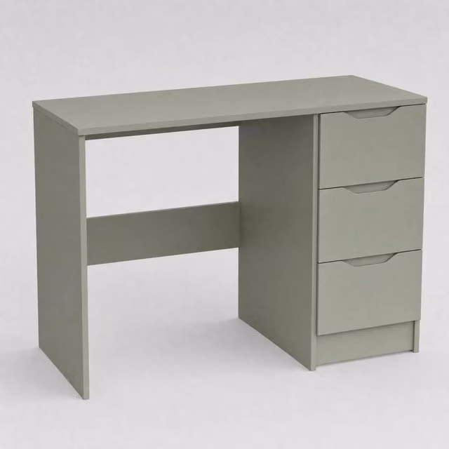 Havendro Modern 3 Drawer Vanity Dressing Table and Study Desk in Sage Green – 1