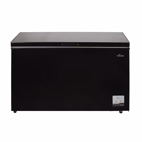 Willow 380L Freestanding Chest Freezer, Black – 11