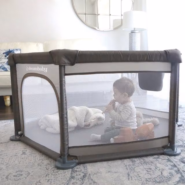 Dreambaby Explore Fabric Travel Playpen in Taupe