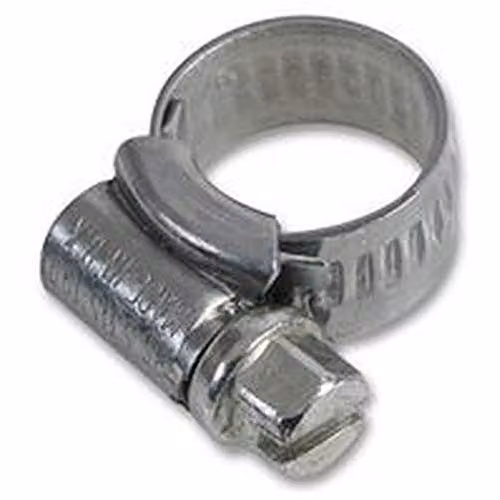 Jubilee Galvanised Steel Screw Hose Clips, Silver, Pack of 10, 40mm-55mm – 1